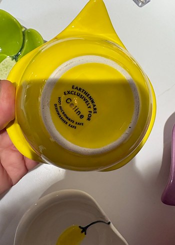 ALTILI SERAMİK TABAK KASE - Görsel 4