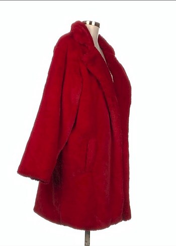 KIRMIZI SUNİ KÜRK - Görsel 4