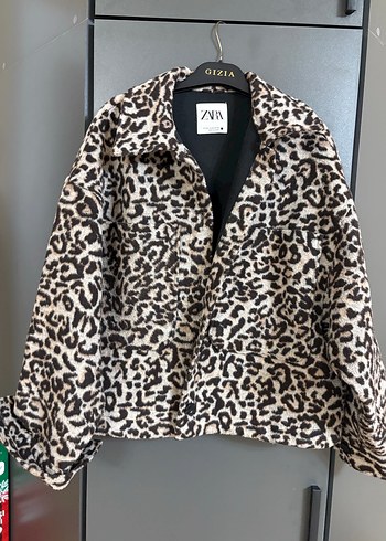 ZARA LEOPAR CEKET - Görsel 3
