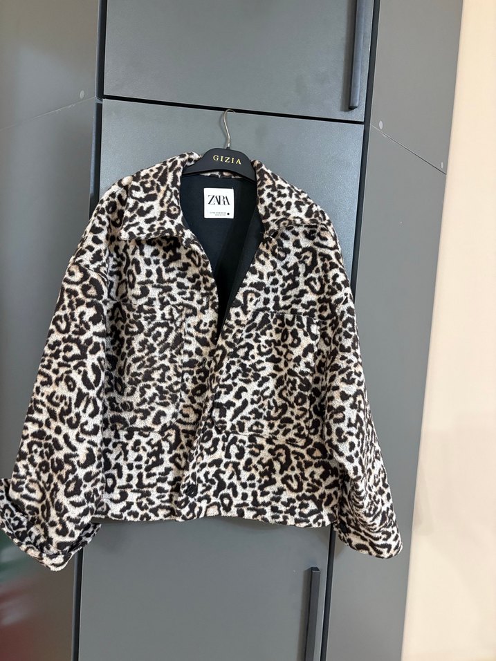 ZARA LEOPAR CEKET - Görsel 2