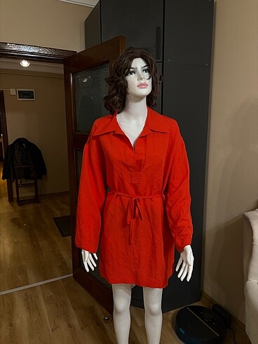 Zara ZARA NAR ÇİÇEĞİ TUNİK