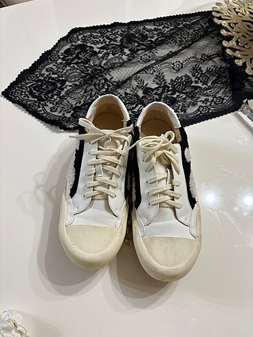 39 Beden çeşitli Renk TWİST BLACK WHİTE AYAKKABI