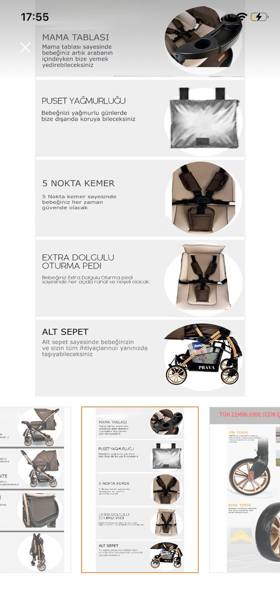 Siyah Bebek Arabası - prava - Görsel 2