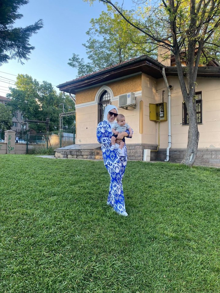 Mavi kimona takım - Görsel 2