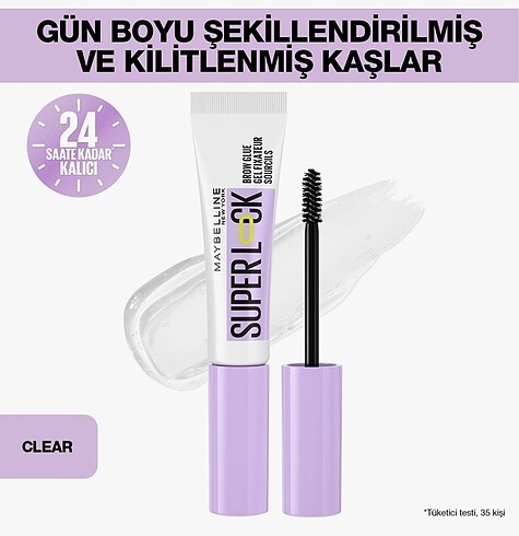 Maybelline Super Lock Brow Glue Kaş Sabitleyici Maskara