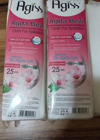 Agiss Ağda Bezi 25 mt Tüm Ciltler İçin