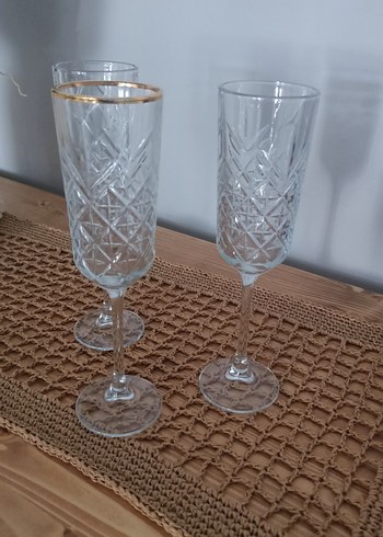 Beden kristal kahve yanı bardakları