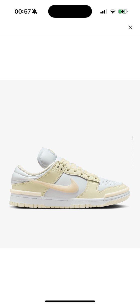 Nike Dunk Low Twist Beyaz Kadın Sneaker - Görsel 3