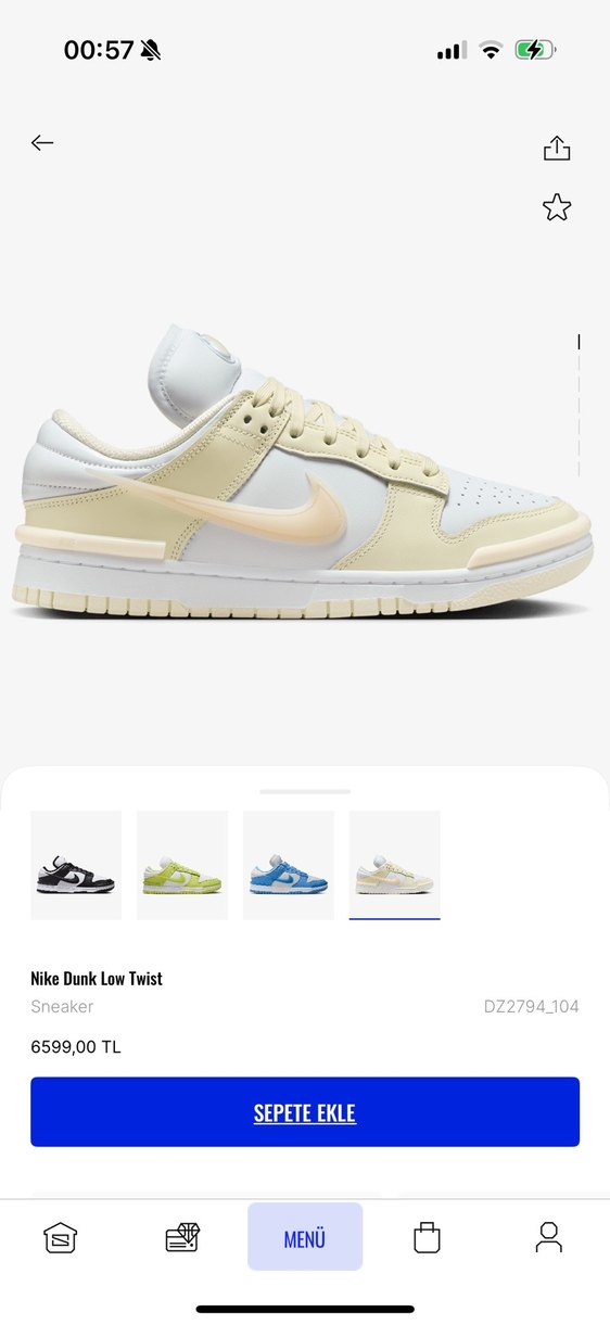 Nike Dunk Low Twist Beyaz Kadın Sneaker - Görsel 2