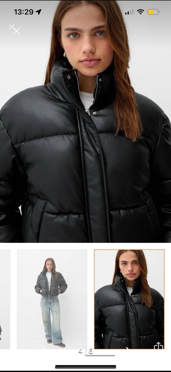 Deri şişme mont - Görsel 2