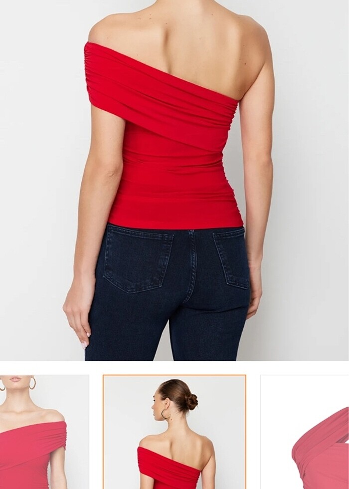 Kırmızı bluz - Görsel 2