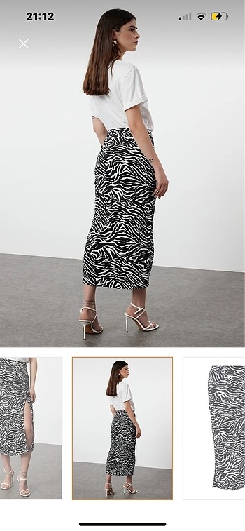 Yırtmaçlı etek - Görsel 3