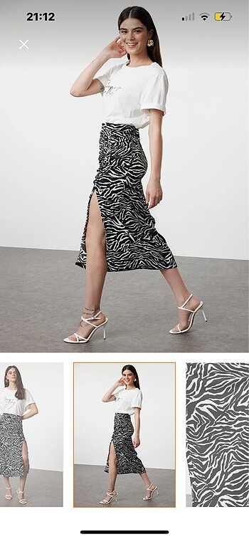 Yırtmaçlı etek - Görsel 2