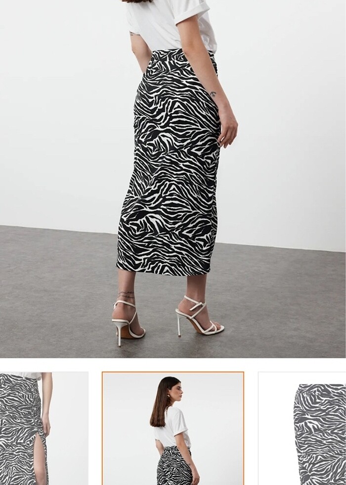 Yırtmaçlı etek - Görsel 3