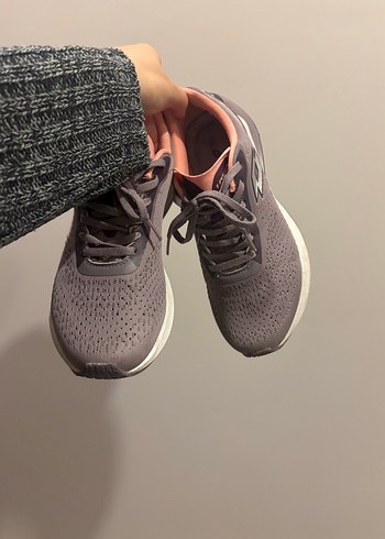 Mor Gri Kadın Spor Ayakkabı - Görsel 4