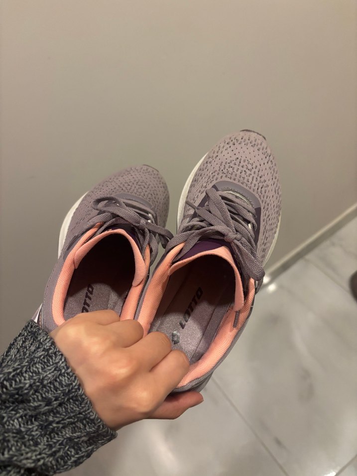 Mor Gri Kadın Spor Ayakkabı - Görsel 5