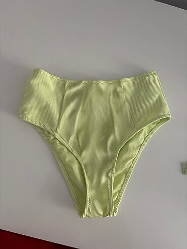 Bikini altı sarı yüksek bel