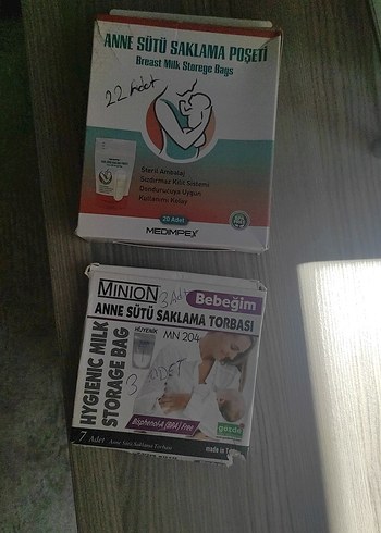 Anne Sütü Saklama Poşeti steril - Görsel 2