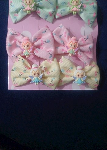 Çok Renkli Pastel Fiyonk Saç Tokaları - Görsel 5