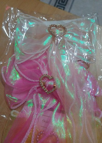 Renkli Fiyonk Detaylı Çocuk Saç Tokası - Görsel 3