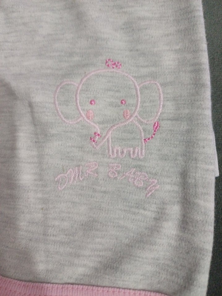 Kız Çocuk Gri Düğmeli Yelek - Görsel 4