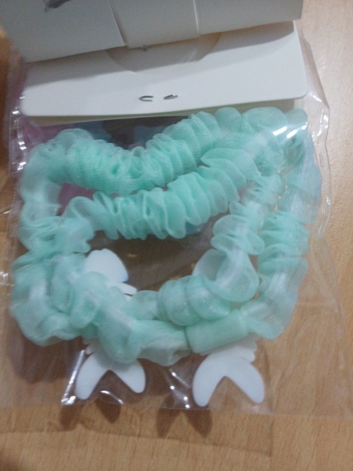 Çocuklar için Elastik Pastel Desenli Saç Tokaları - Görsel 5