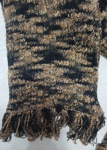 Kahverengi  Bere ve Atkı Takımı - Görsel 3