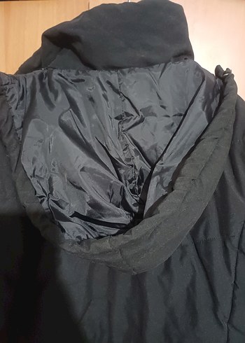 Kadın Siyah Kışlık kaban - Görsel 6