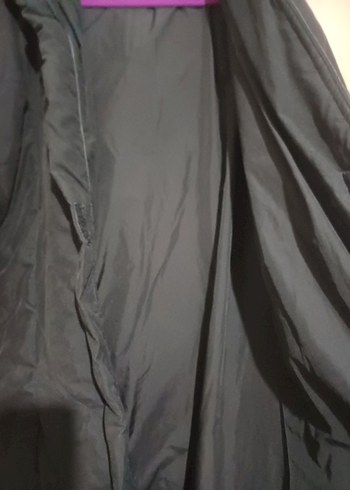 Kadın Siyah Kışlık kaban - Görsel 5