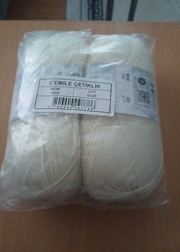 C'EMiLE krem El Örgü İpi 2'li Paket - Görsel 4