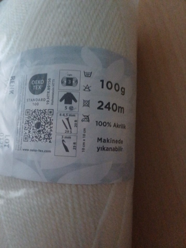 C'EMiLE krem El Örgü İpi 2'li Paket - Görsel 3