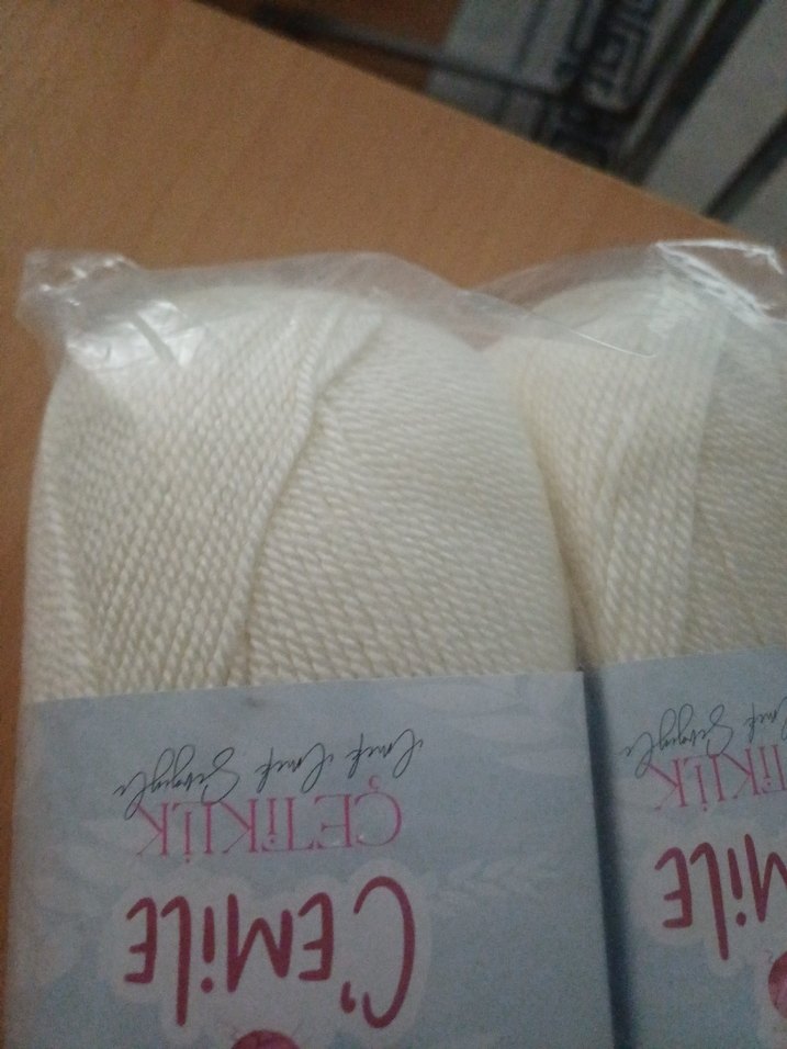 C'EMiLE krem El Örgü İpi 2'li Paket - Görsel 5