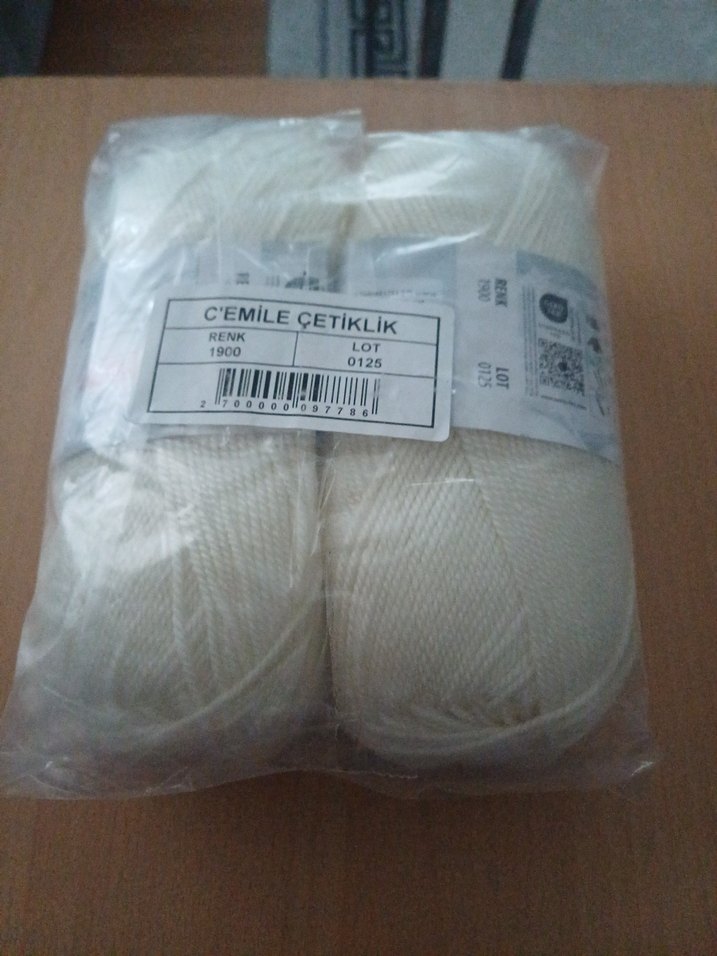 C'EMiLE krem El Örgü İpi 2'li Paket - Görsel 4