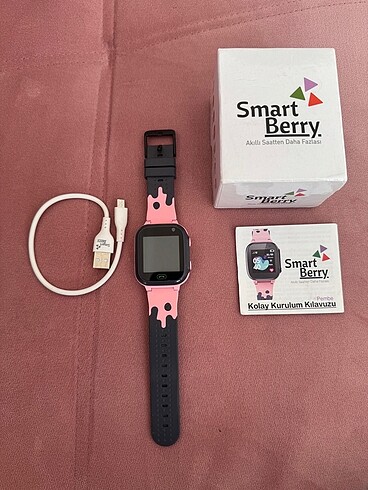 Smart Berry çocuk konum takipli sim kart girişli akıllı saat