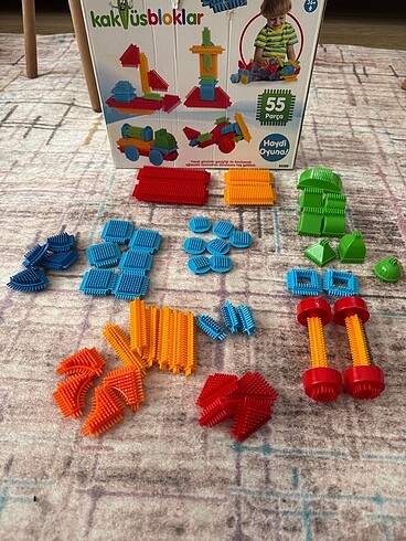 Diğer Dede Kaktüs Blok 55 Parça eğitici oyuncak