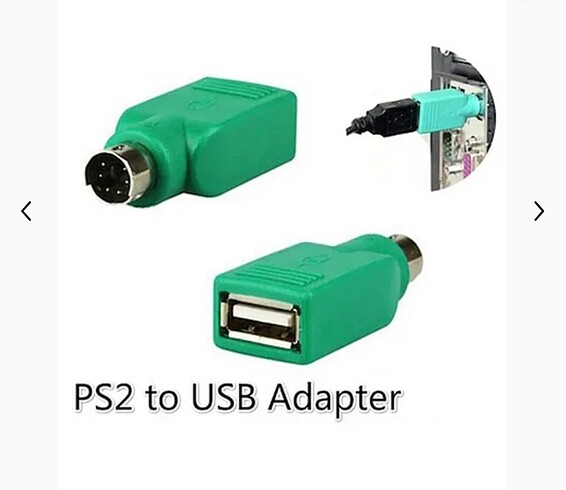 PS2 To USB Çevirici Aparat Ps2 To Usb