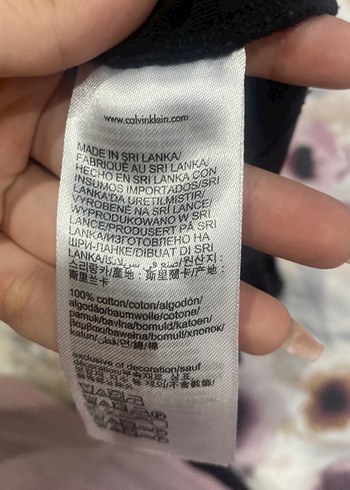 Calvin Klein Siyah Kısa Kollu Tişört - Görsel 3