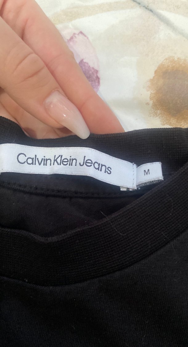 Calvin Klein Siyah Kısa Kollu Tişört - Görsel 2
