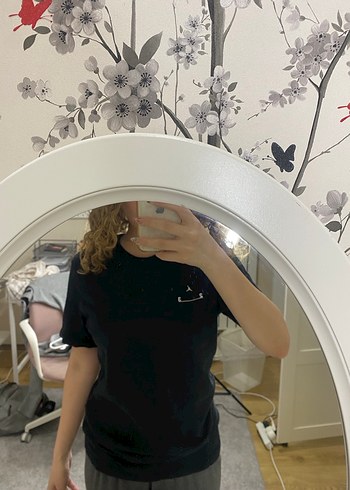 Siyah Jordan Kısa Kollu Regular Fit Tişört - Görsel 8