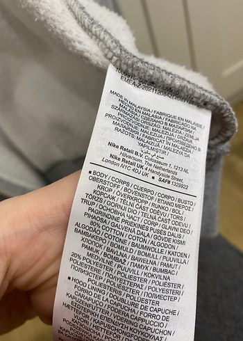 Gri Jordan Fermuarlı Kadın Sweatshirt - Görsel 8