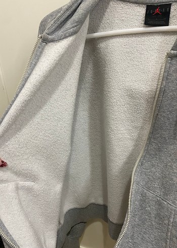 Gri Jordan Fermuarlı Kadın Sweatshirt - Görsel 5