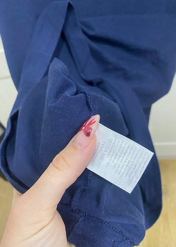 Lacost Koyu Mavi Kısa Kollu Tişört - Görsel 4