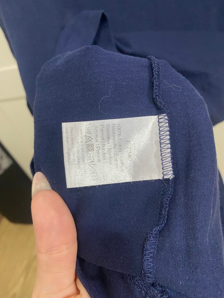 Lacost Koyu Mavi Kısa Kollu Tişört - Görsel 3