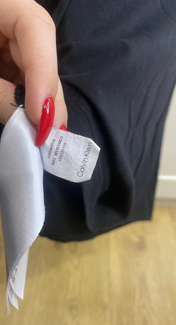 Calvin Klein Jeans Siyah Kısa Kollu Kadın Tişört - Görsel 4