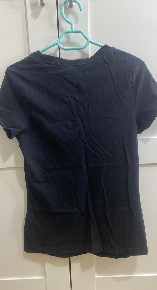 Calvin Klein Jeans Siyah Kısa Kollu Kadın Tişört - Görsel 3