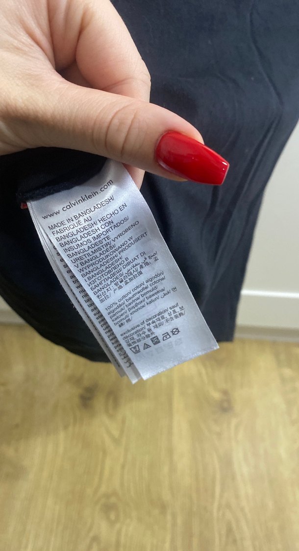 Calvin Klein Jeans Siyah Kısa Kollu Kadın Tişört - Görsel 5