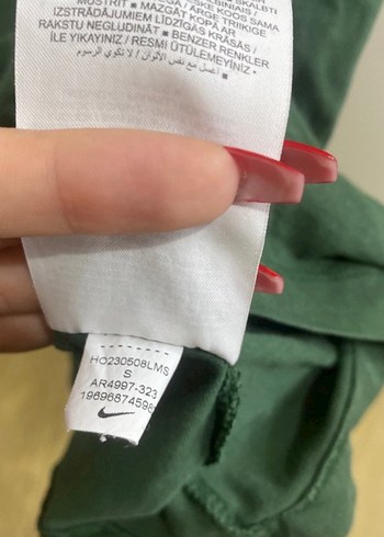 Nike Koyu Yeşil Tişört - Görsel 3