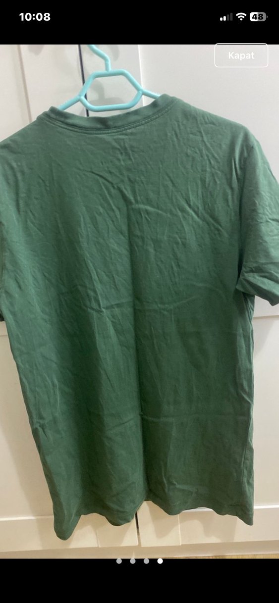 Nike Koyu Yeşil Tişört - Görsel 4