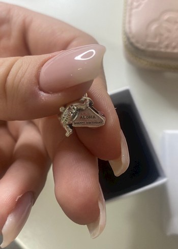 Pandora Pembe Stitch Charm - Görsel 3