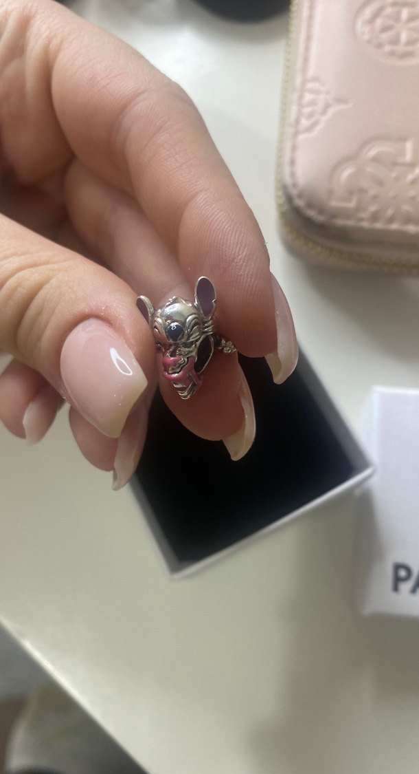 Pandora Pembe Stitch Charm - Görsel 2